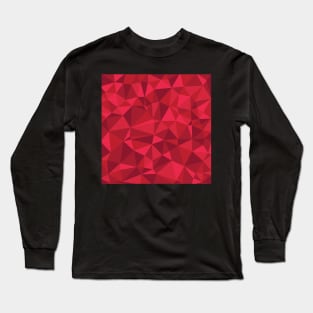 Red Triangles Long Sleeve T-Shirt